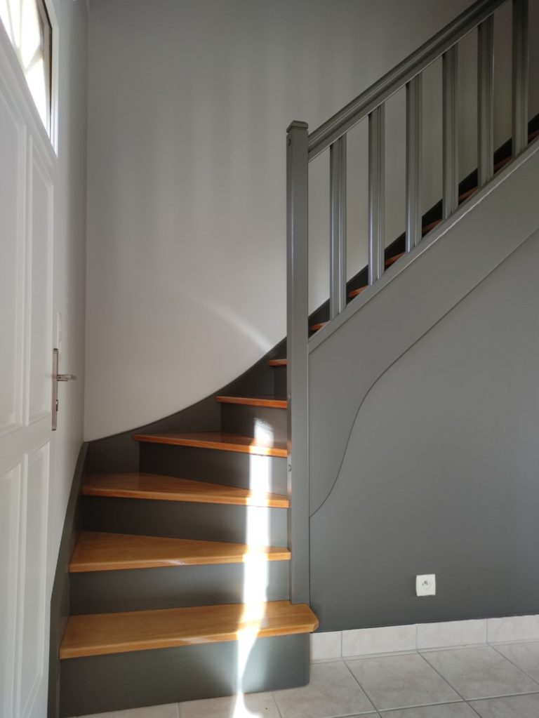 D.decoration peinture guengat escalier - Plomelin Quimper