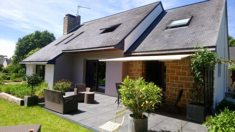 Quimper ravalement lavage deux couleurs tons 4 - Plomelin Quimper