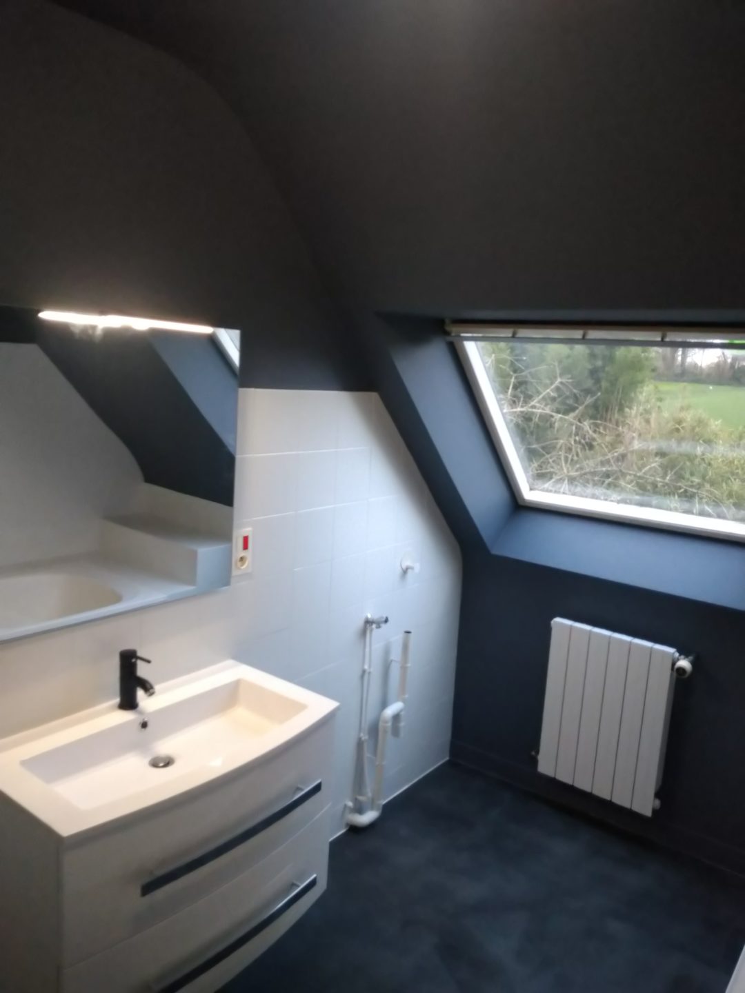 salle de bain sol